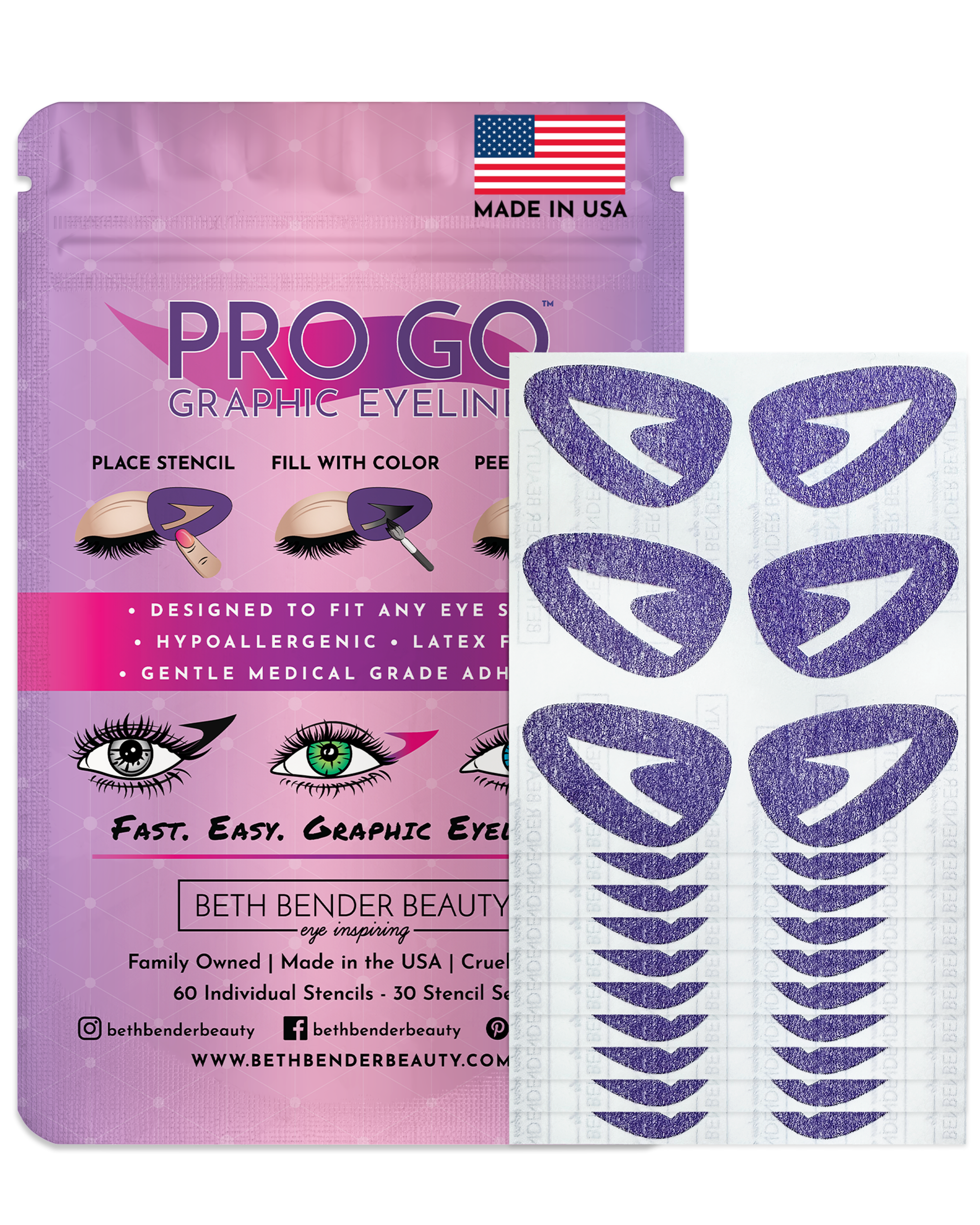 New! PRO GO Graphic Eyeliner Stencil