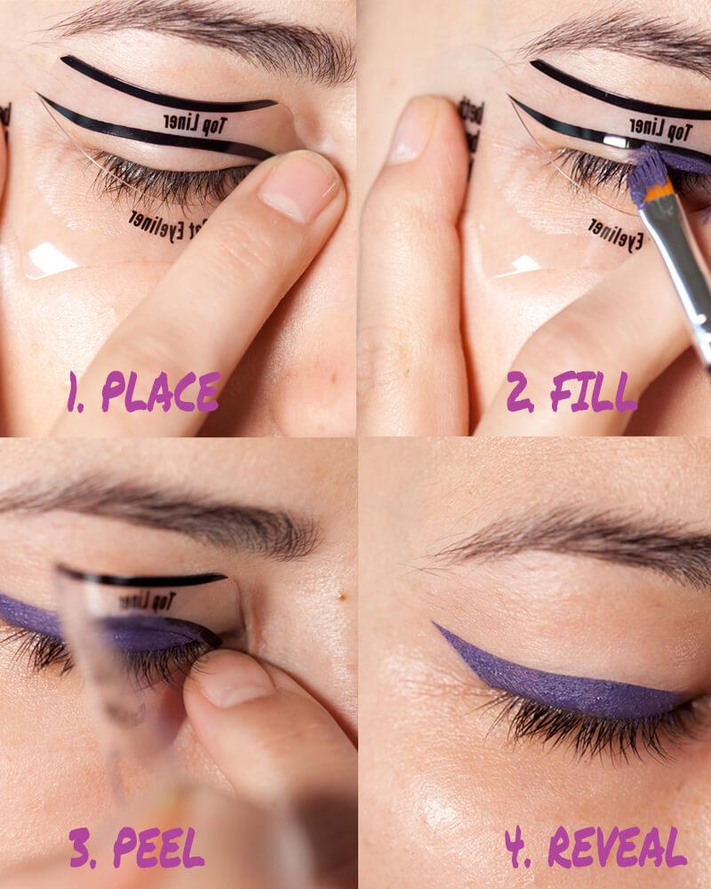 Winged Eyeliner Stencil - Cat Eye Makeup Stencil - Beth Bender Beauty