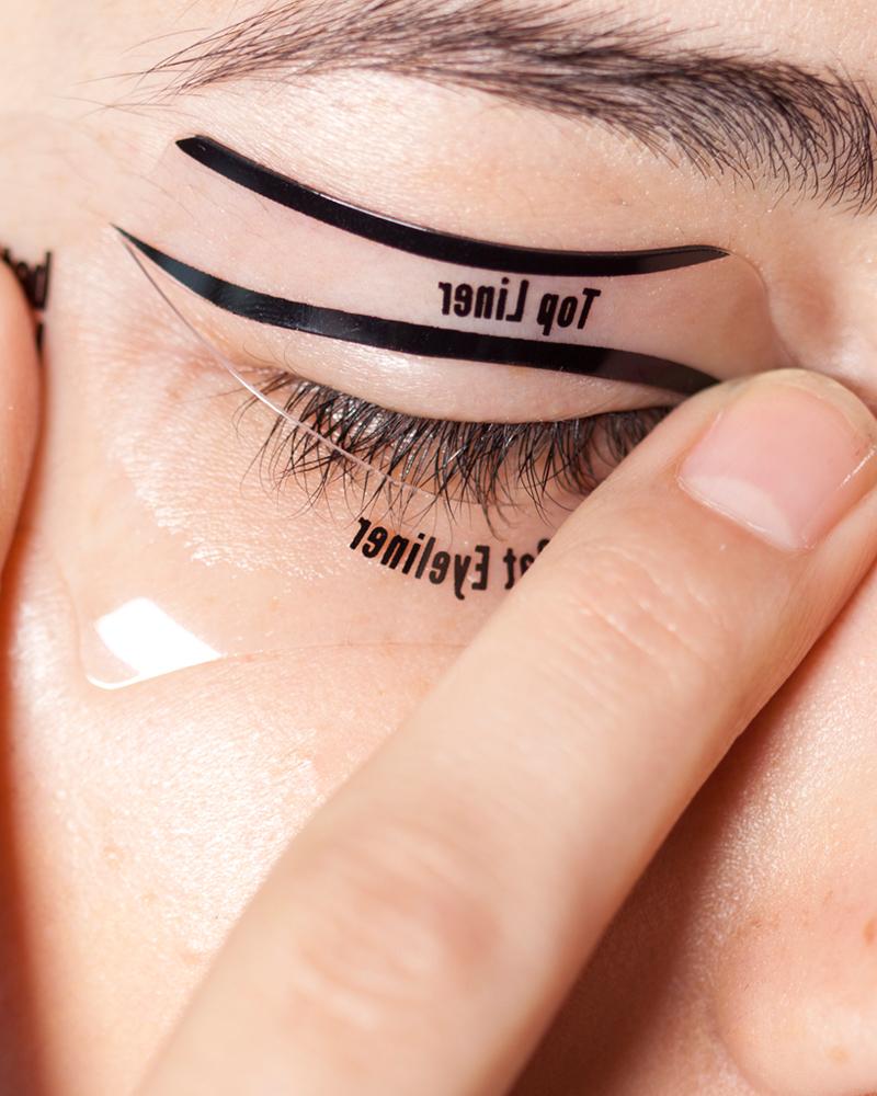 cat eye makeup stencil
